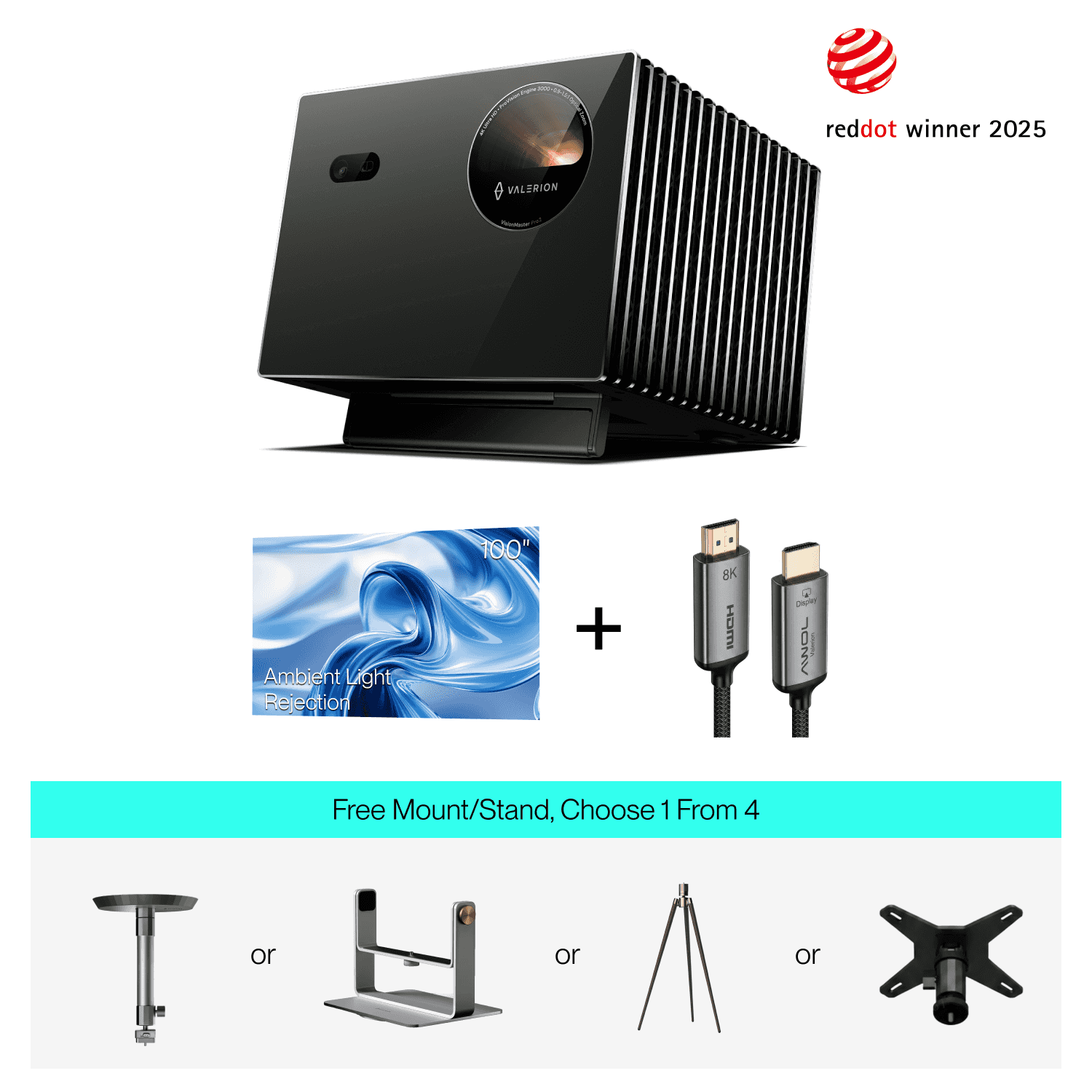 VisionMaster Pro2 with Fresnel ALR Screen & Mounting Kit | AWOL